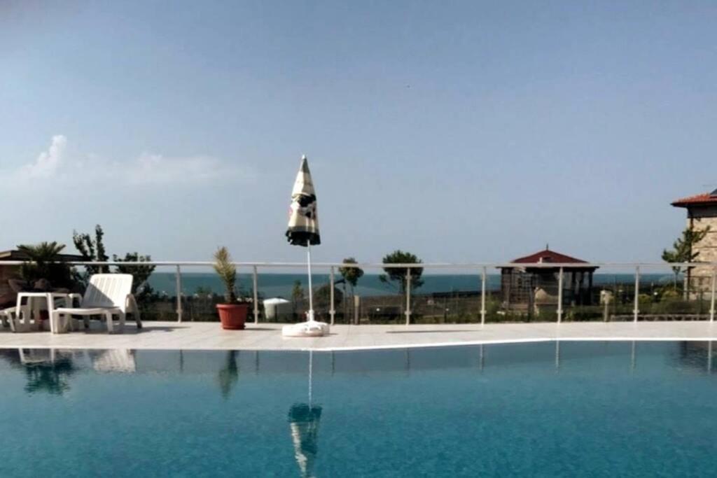 Seaview Dreamy Apartment With A Pool And Garden Синеморец Экстерьер фото